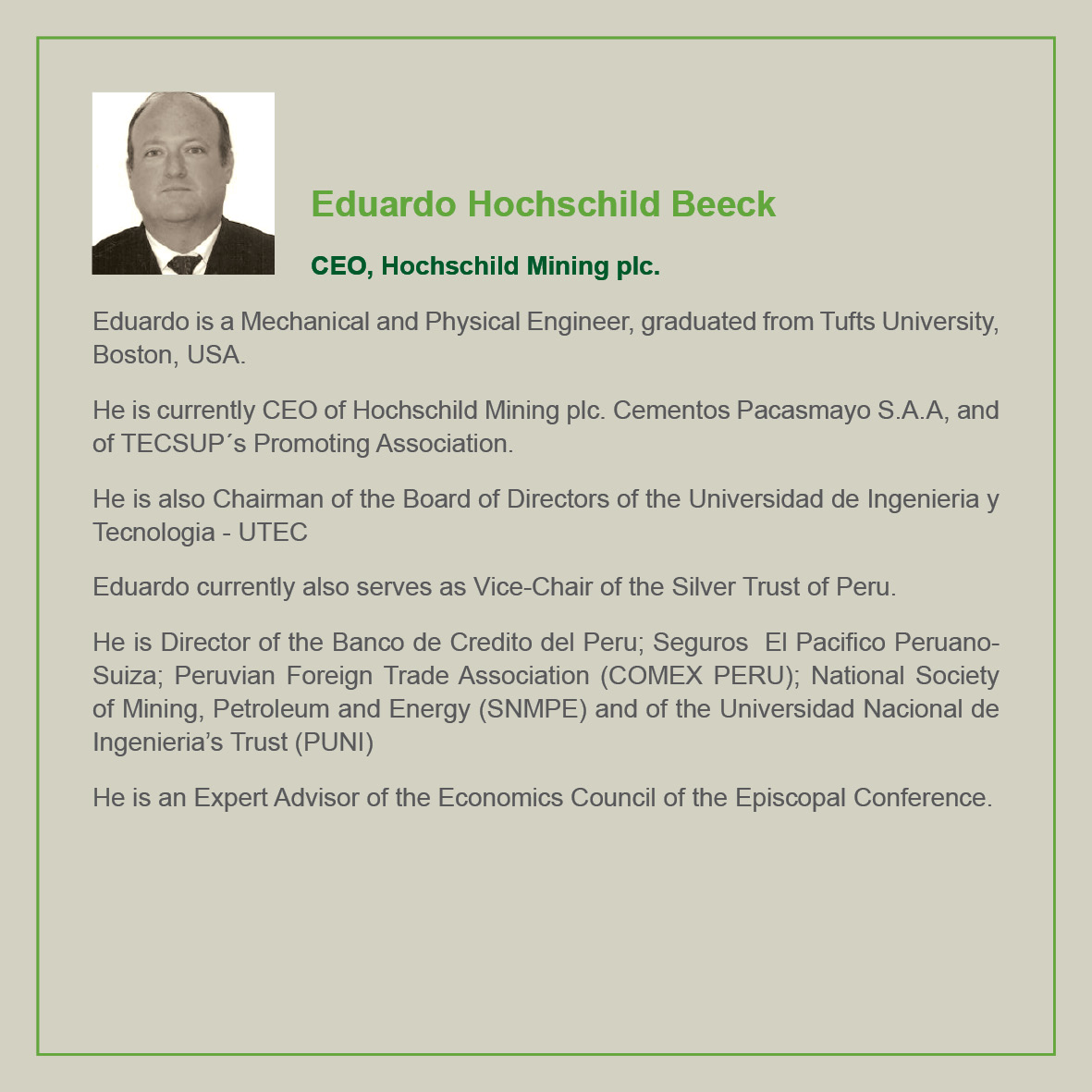 Eduardo Hochschild Beeck