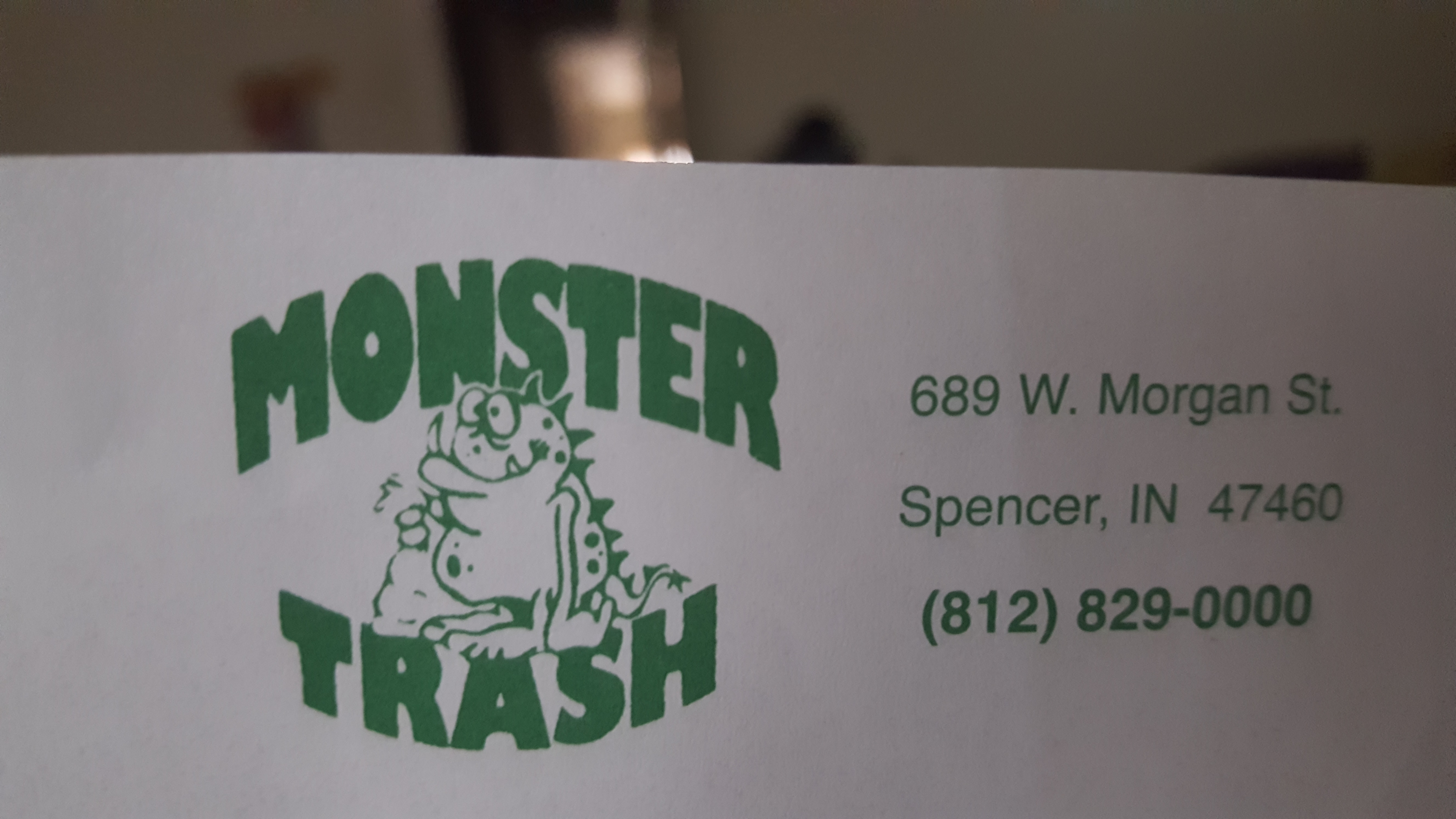The true monster of trash