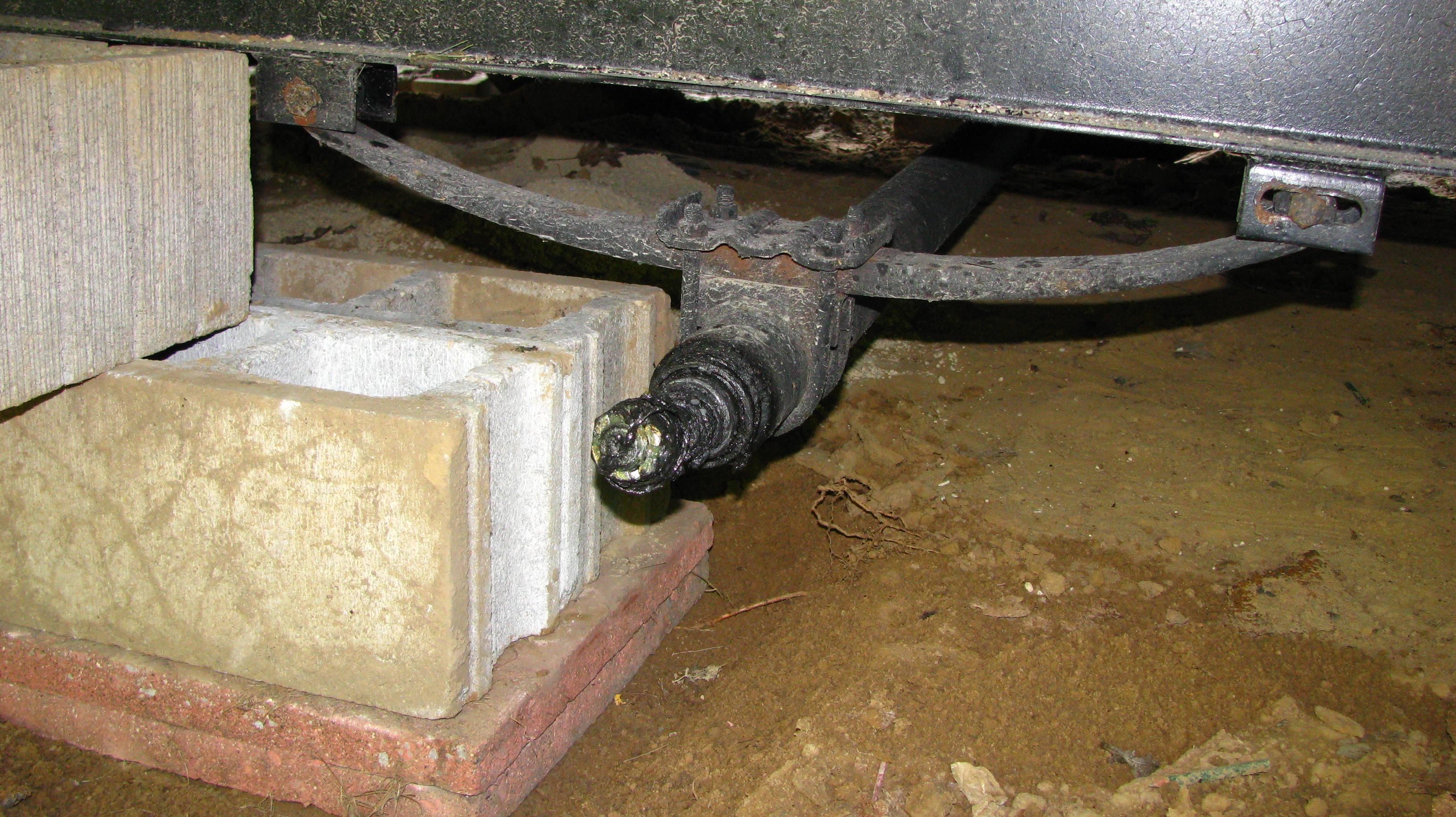 bent hub and axle