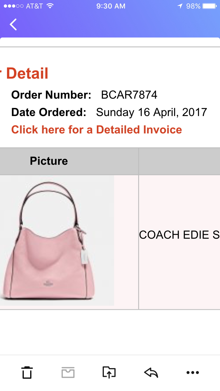 Purse2 is the purse I ordered.