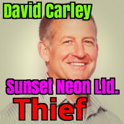 David Carley Sunset Neon Ltd. Hamilton Ont. Canada