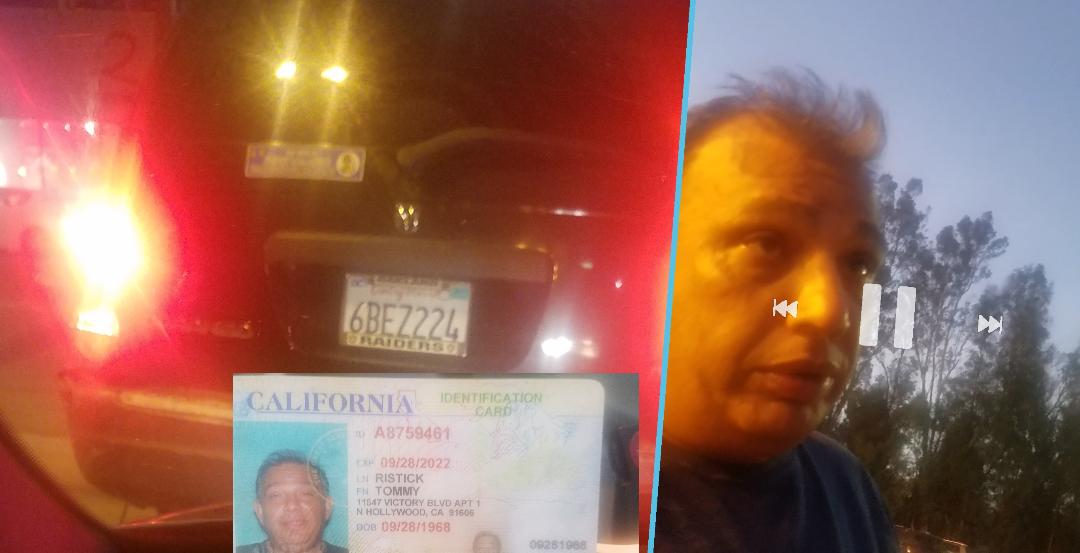 His old SUV and drivers license