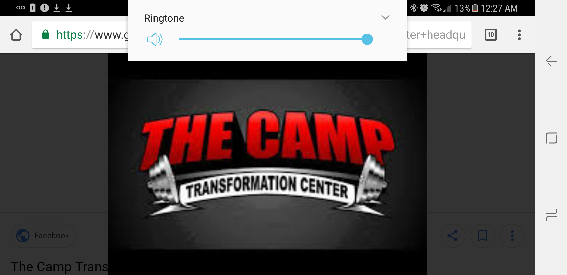 The camp Transformation Center rip off