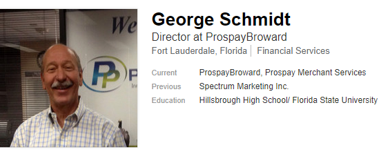 Beware of this guy George Schmidt.
