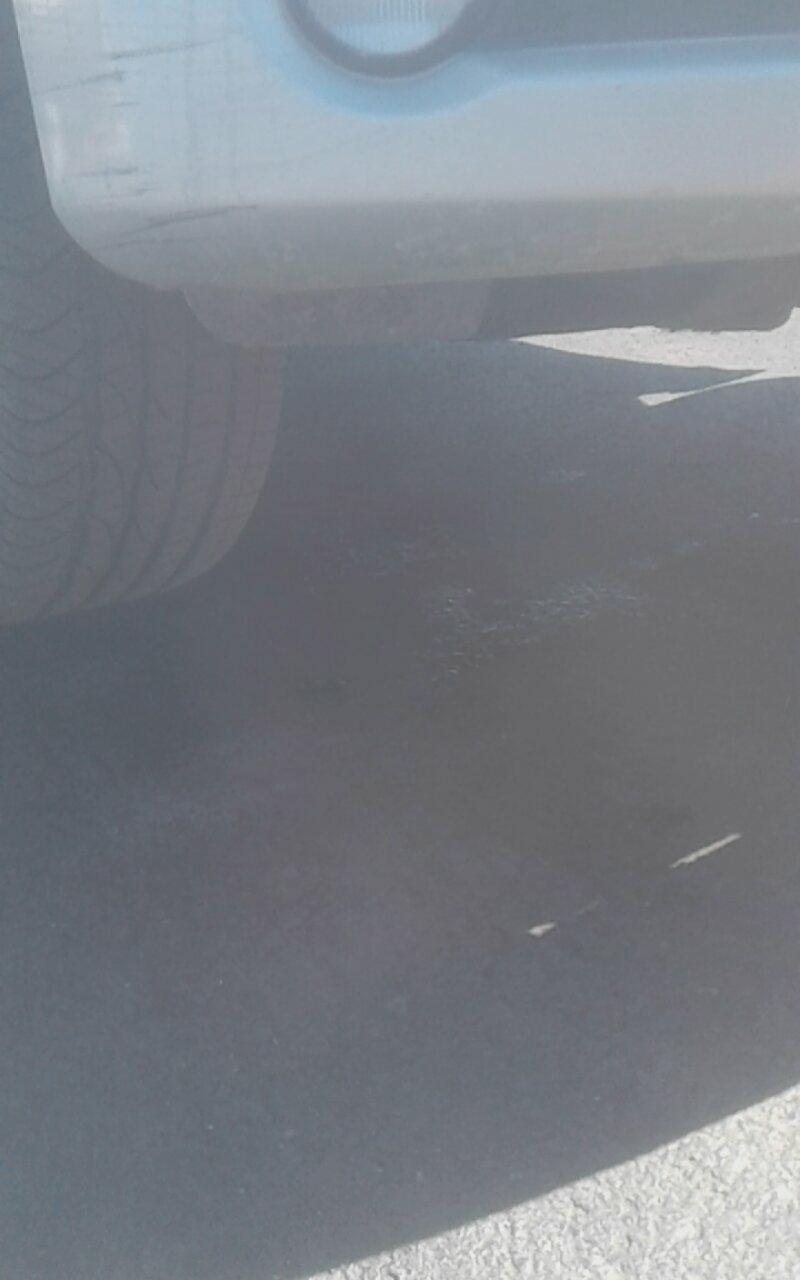 Clear leaks under the vehicle