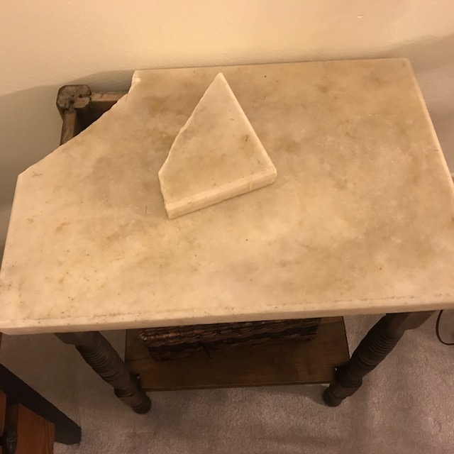 Antique table from my great aunt