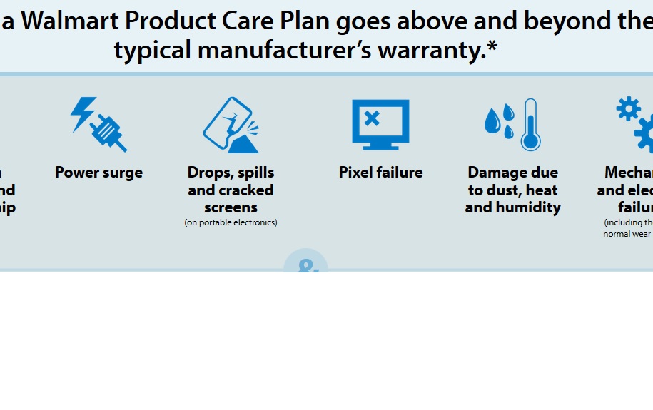 Wal_Mart advertisement for extended care plan