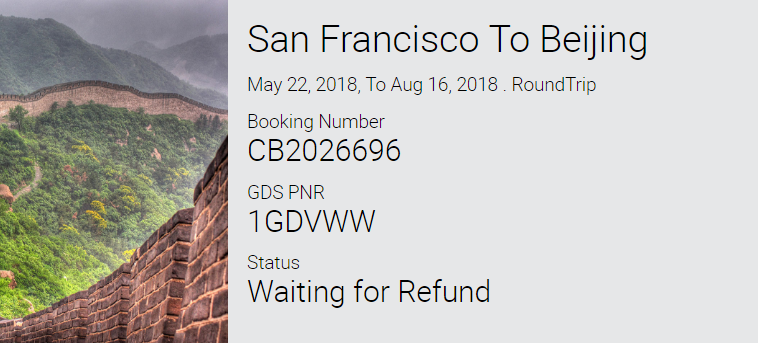 Refund page, forever waiting.
