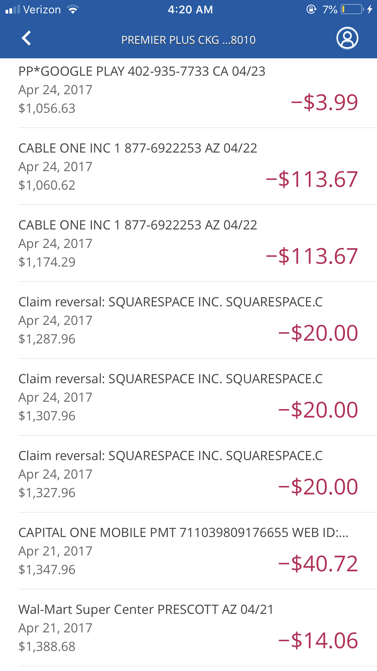I just realized cable one charged me twice too..