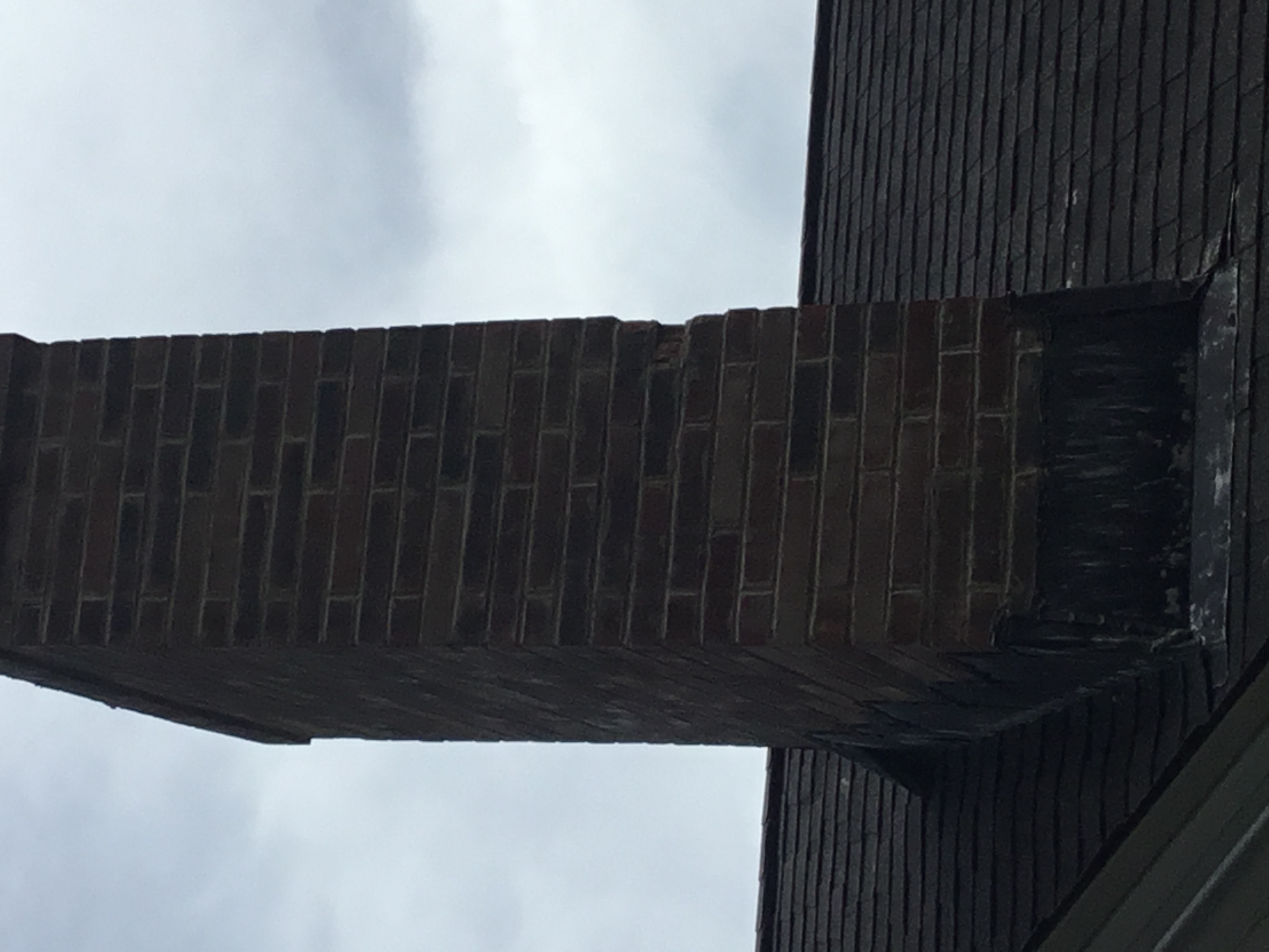 Chimney Tuck Pointed and not cleaned 