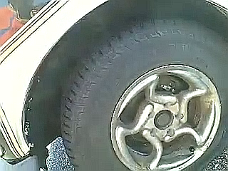 Driver Side New Tire
