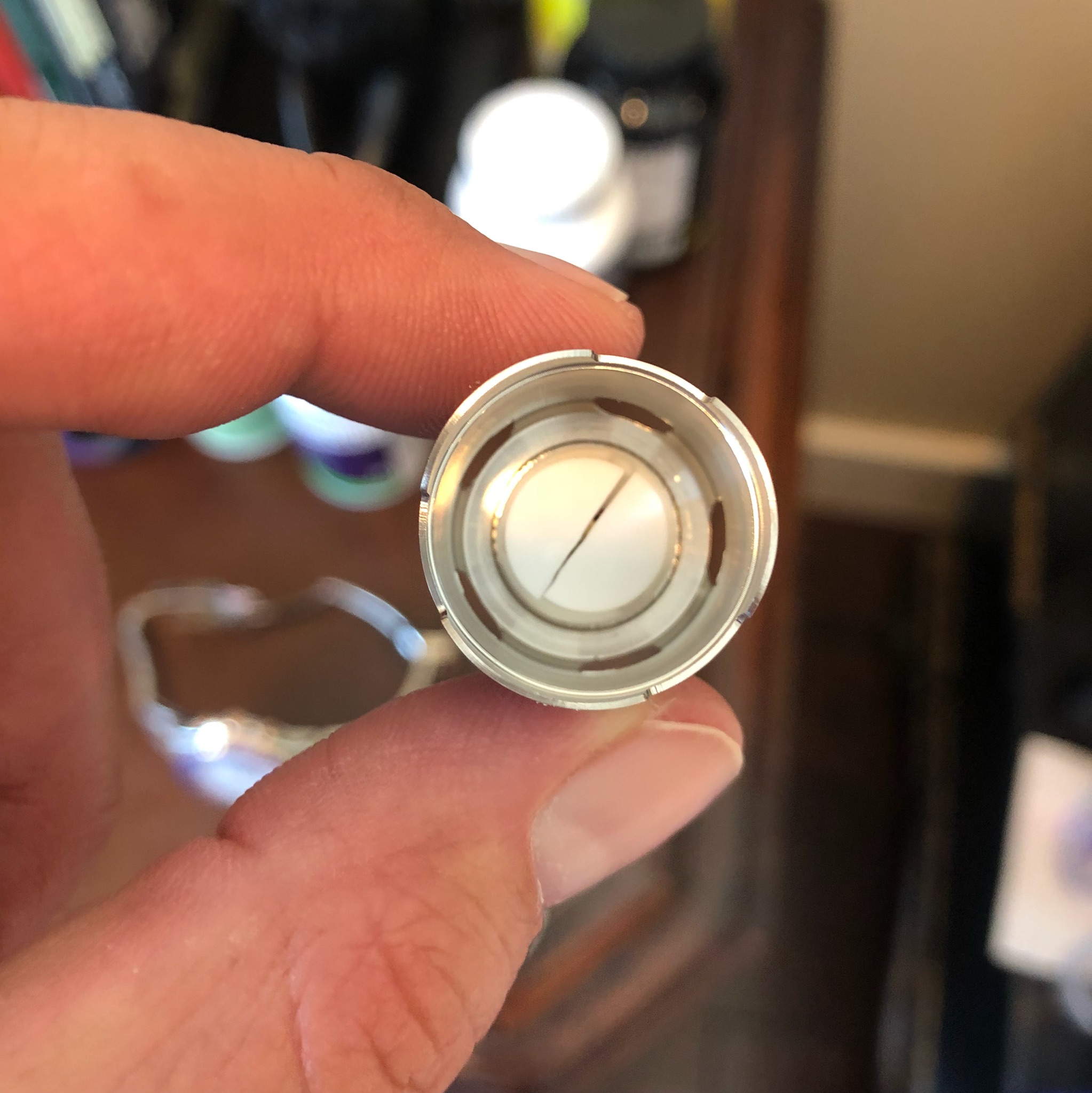 Broken Ceramic Heating Element After First Use