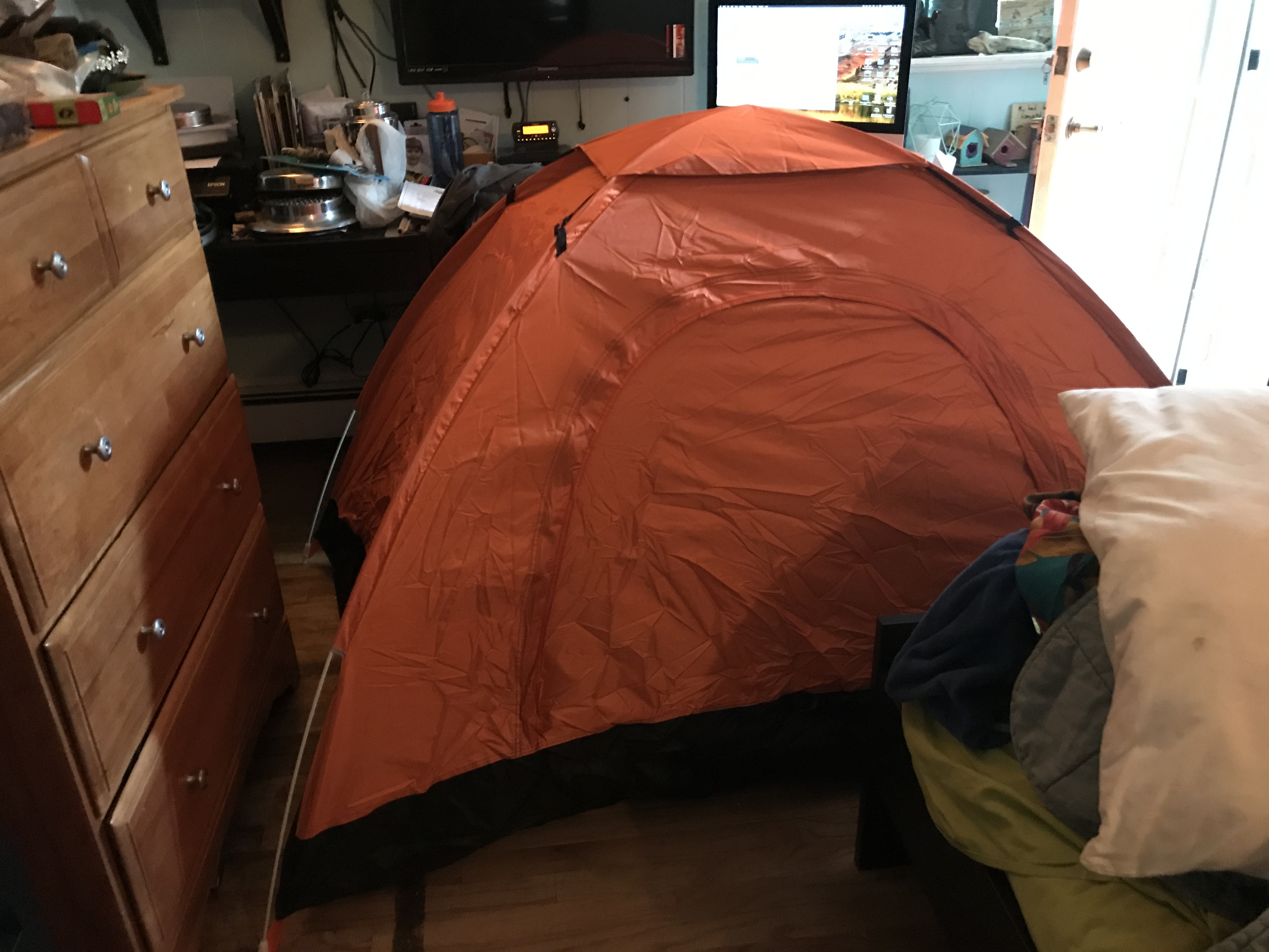This tent fits in my tiny bedroom!