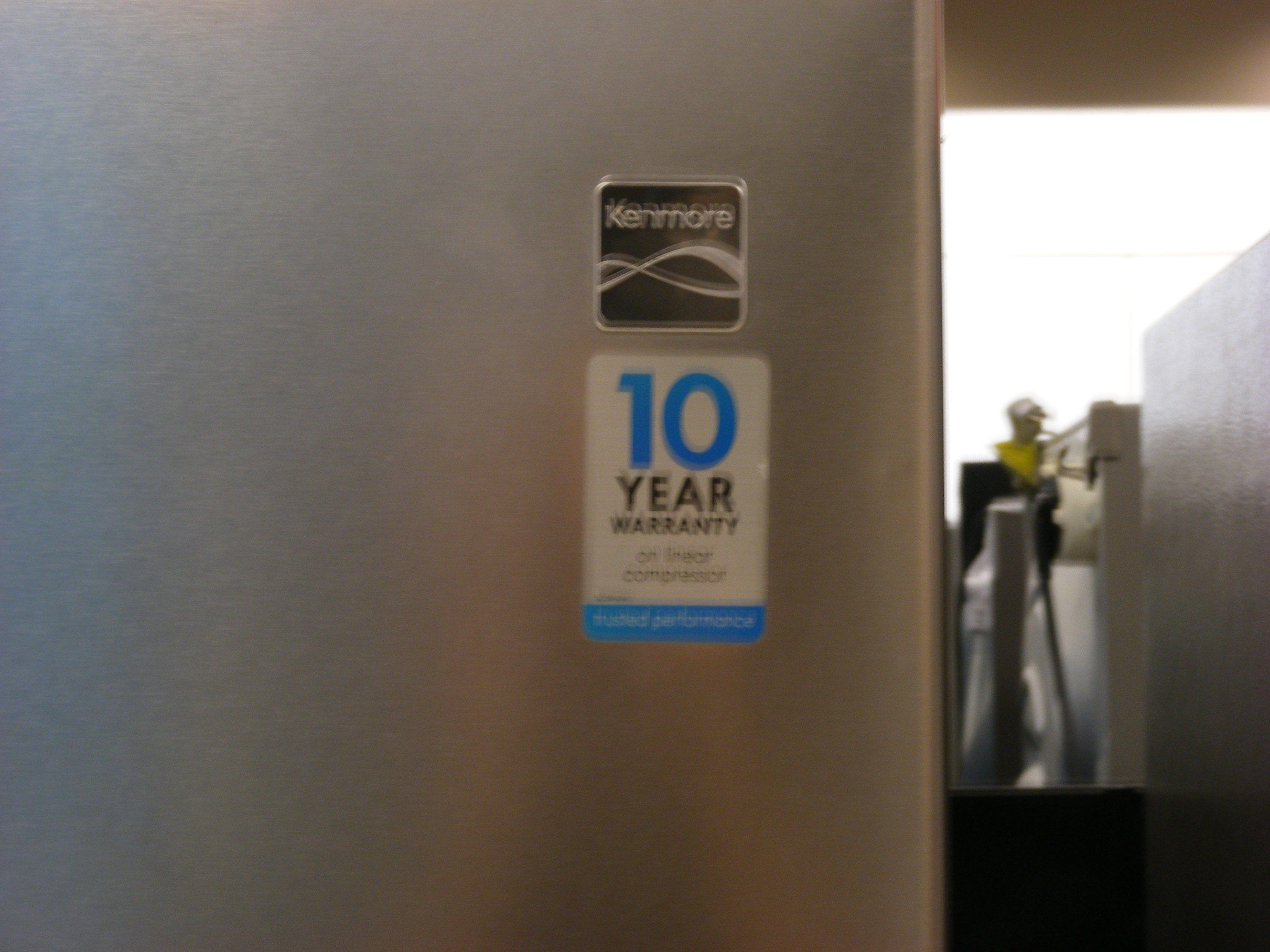 10 year compressor warranty tag