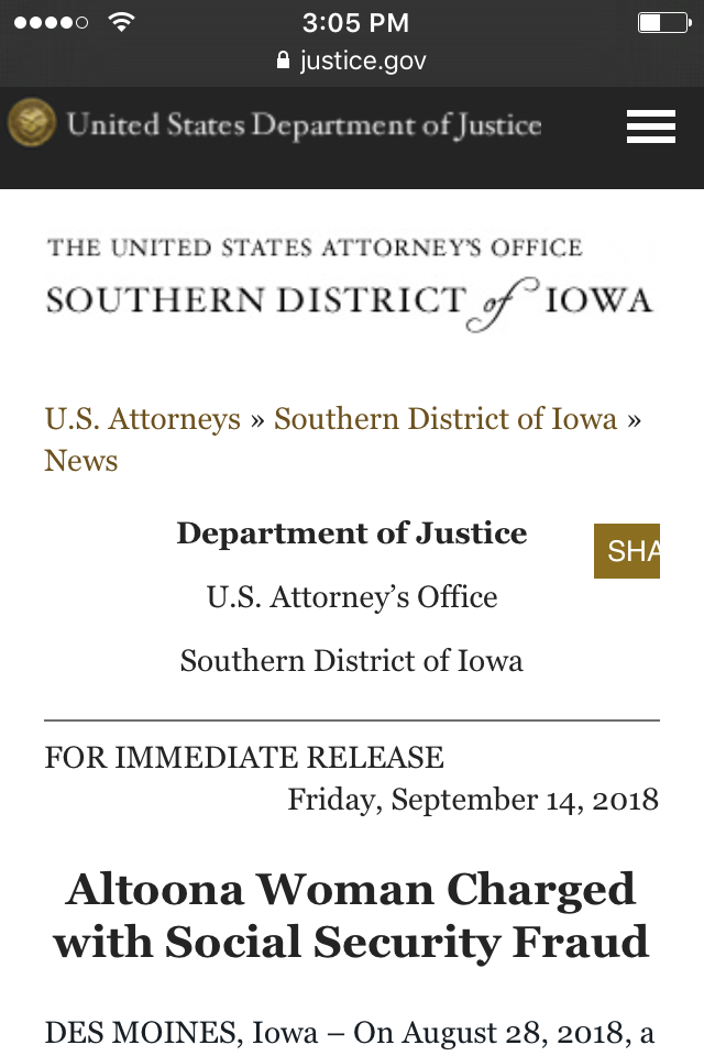 Iowa Southern District Court