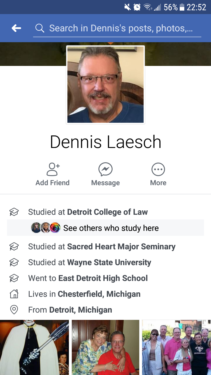 Rev. Laesch Facebook Page