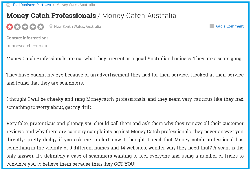 money catch professionals