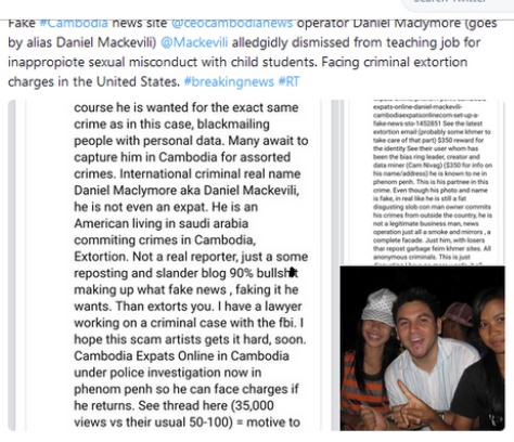 Daniel Macylmore with sexual assault victims 