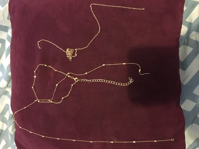 Broken necklace