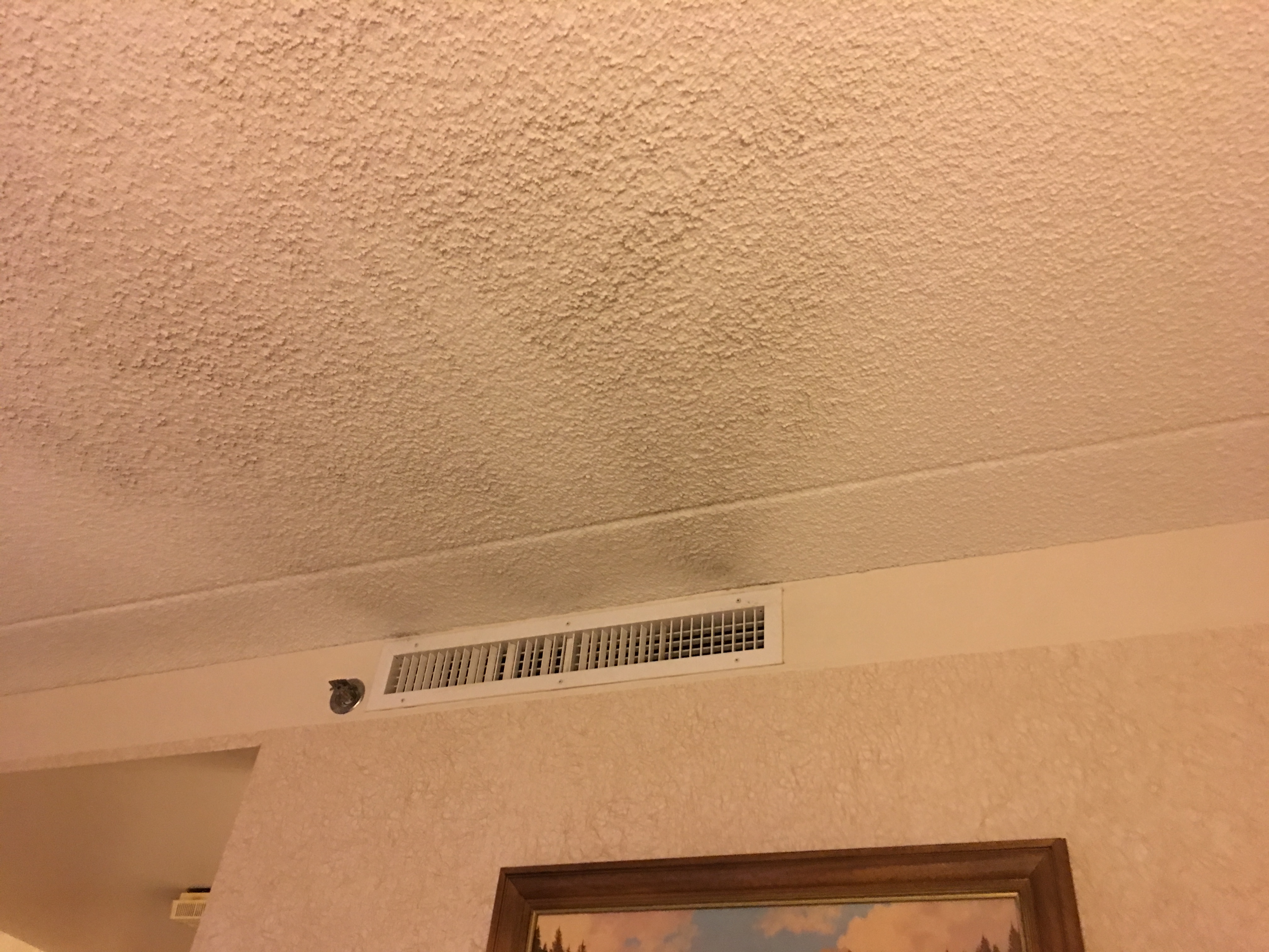 Smoke coming out of vents!  