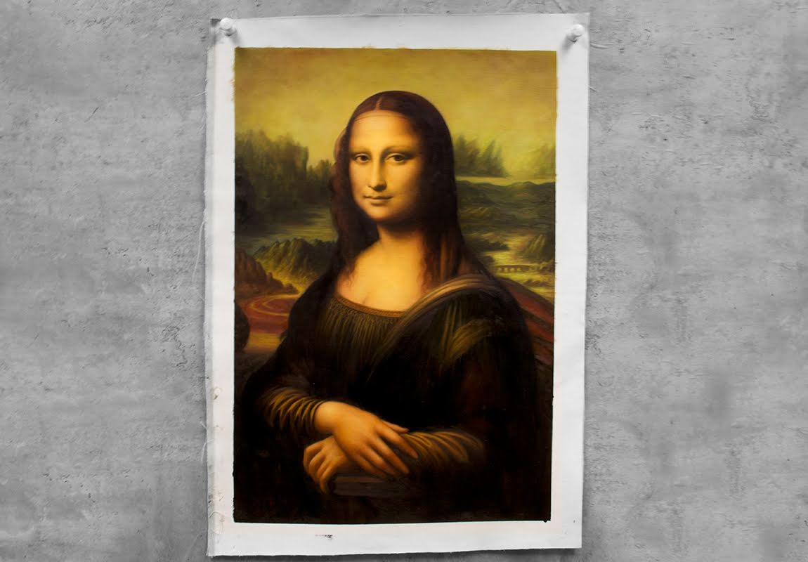 Poorly made Reproduction of Monas Lisa