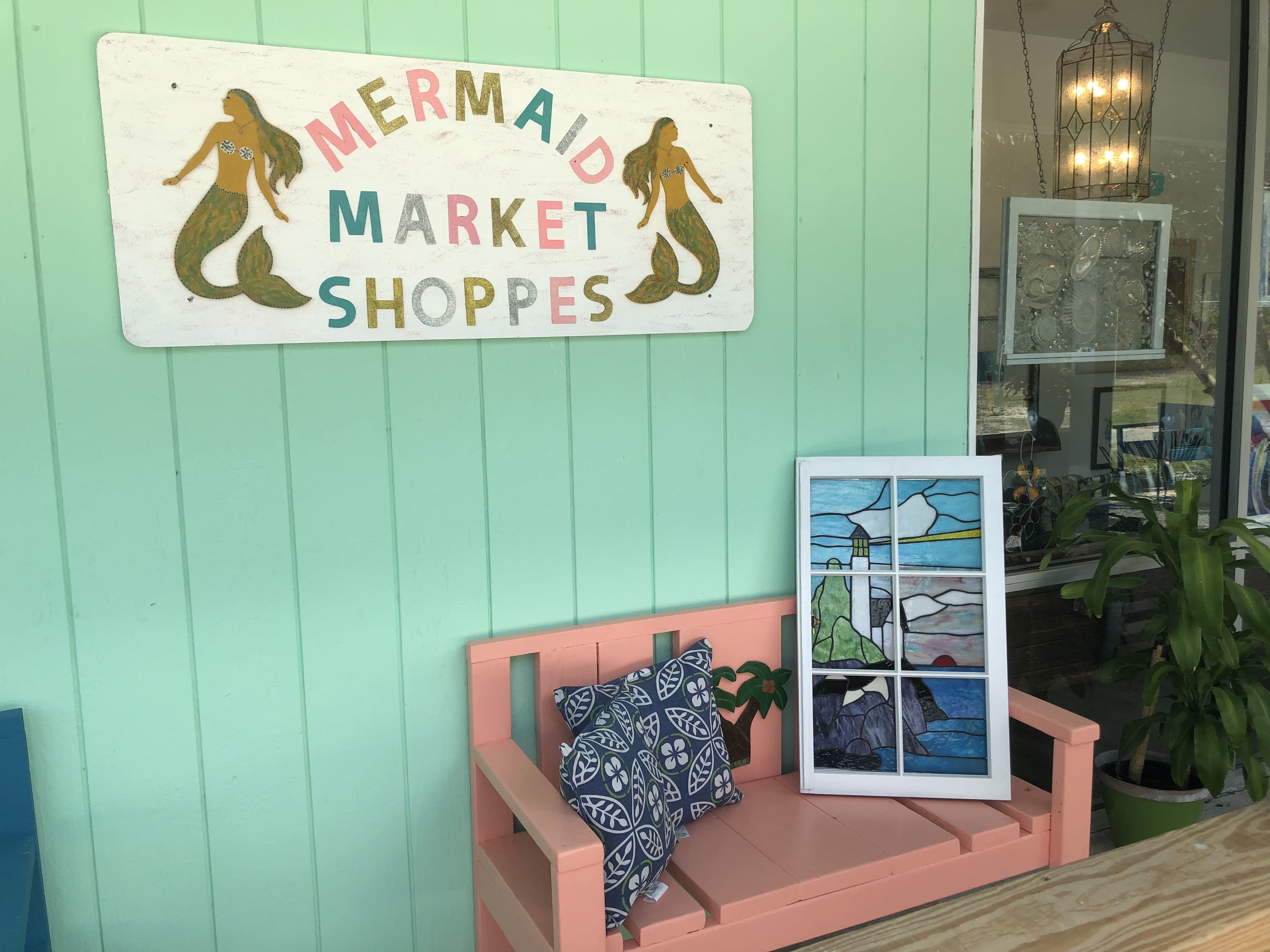 Photo of the outside of the Mermaid Market Shoppes