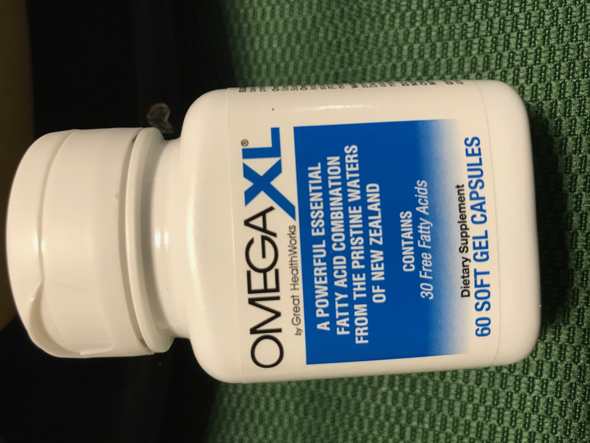 omega XL bottle photo nutritional supplement