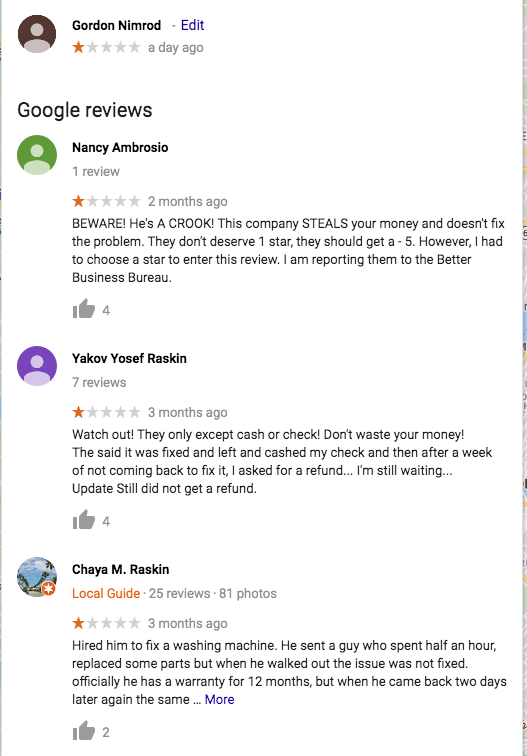 Reviews for this company