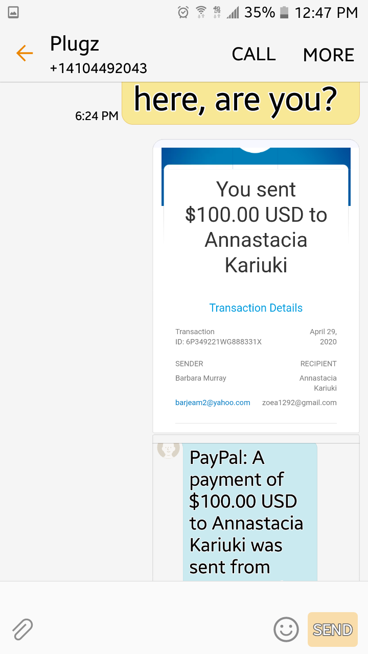 PayPal payment 
