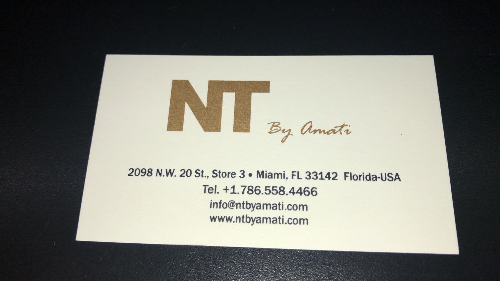 Business Card in Miami