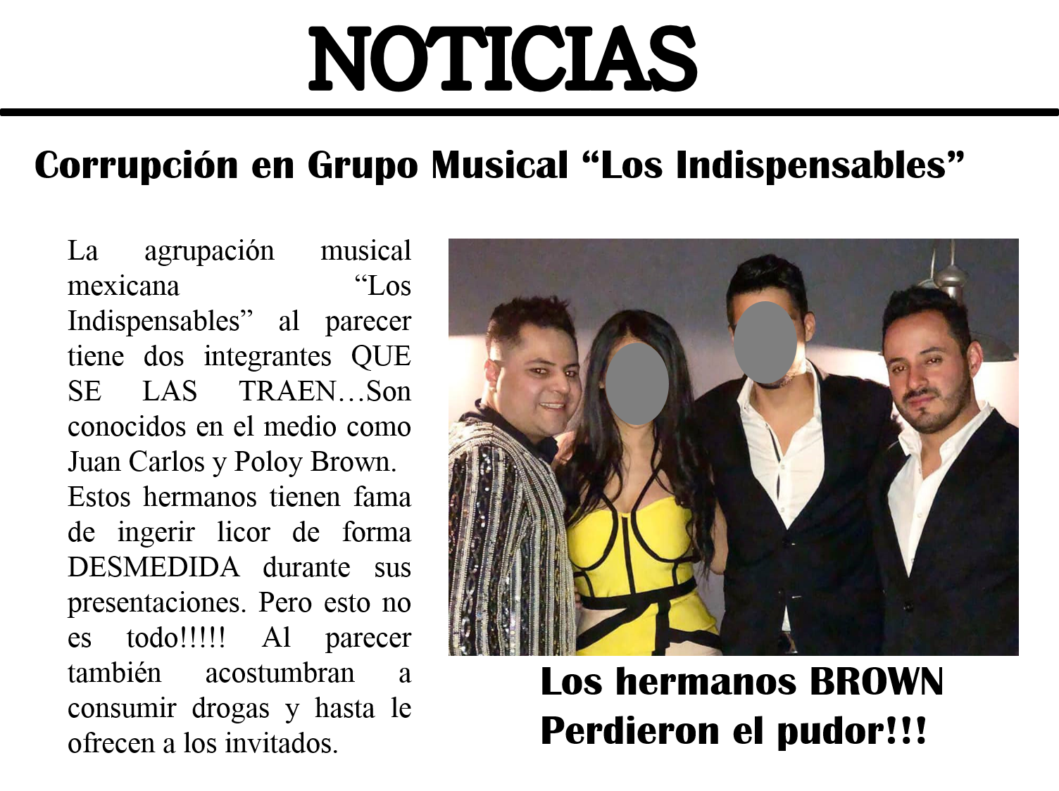 poloy brown, los indispensables grupo musical