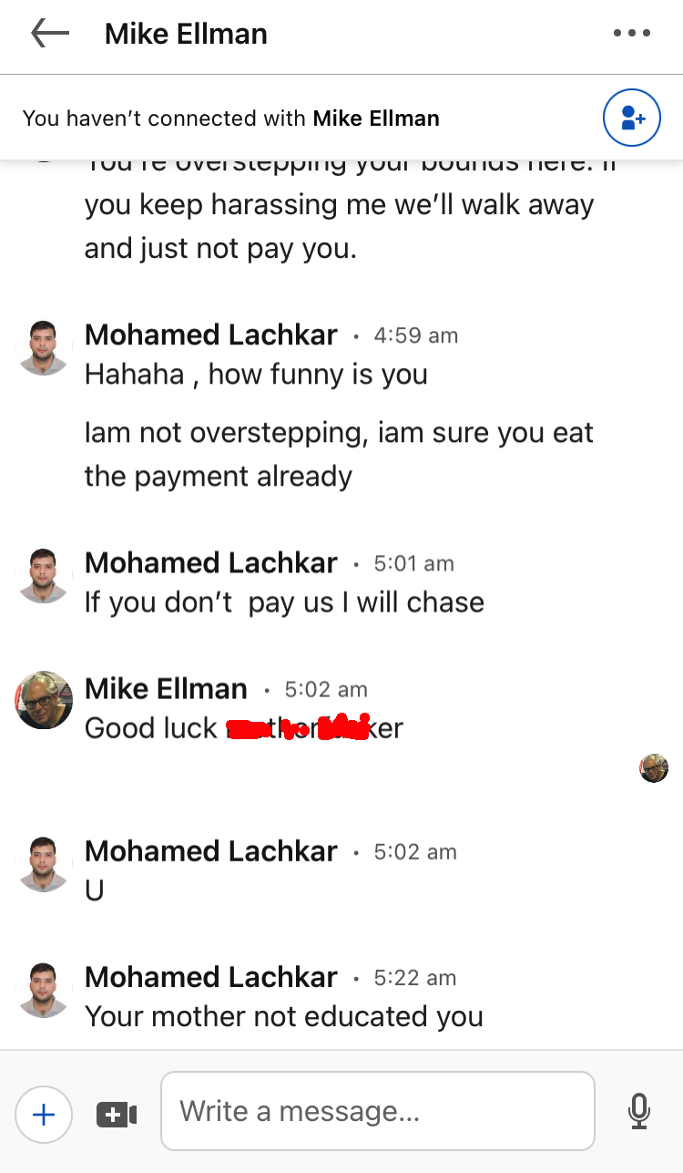 CHAT FROM LINKEDIN