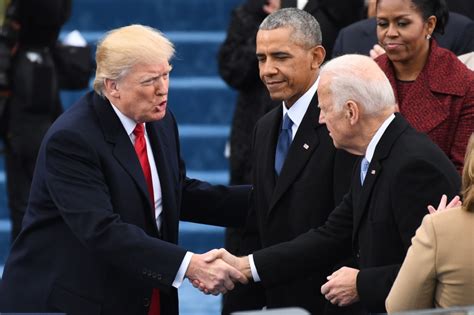 Trump Shaking Bidens Hand
