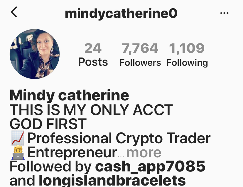 Mindy Catherine instagram acct. 