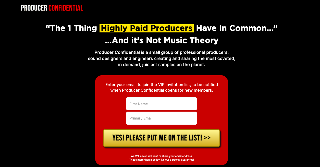 producerconfidential