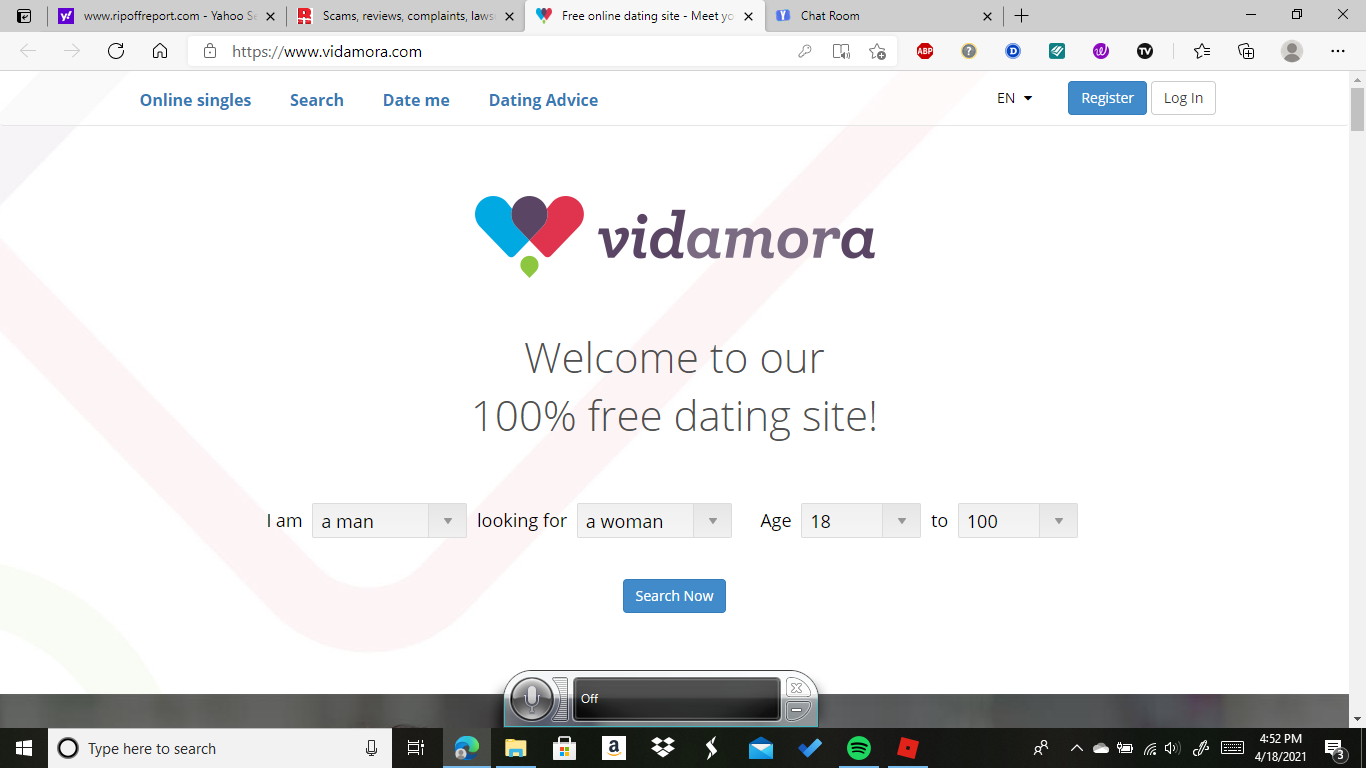 Vidamora website