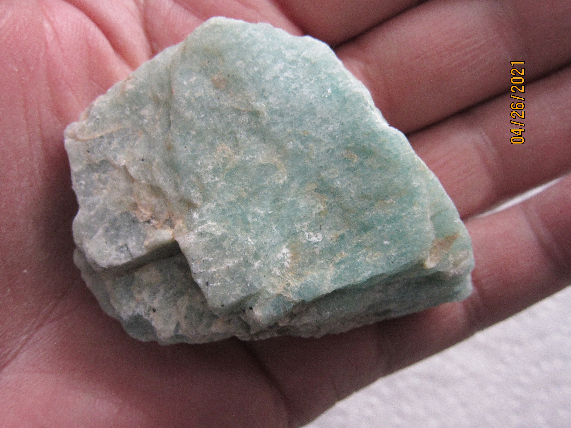Amazonite is NOT Hydrophane Opal!!!