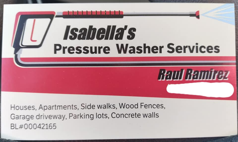 Isabella's Pressure Washing Service
