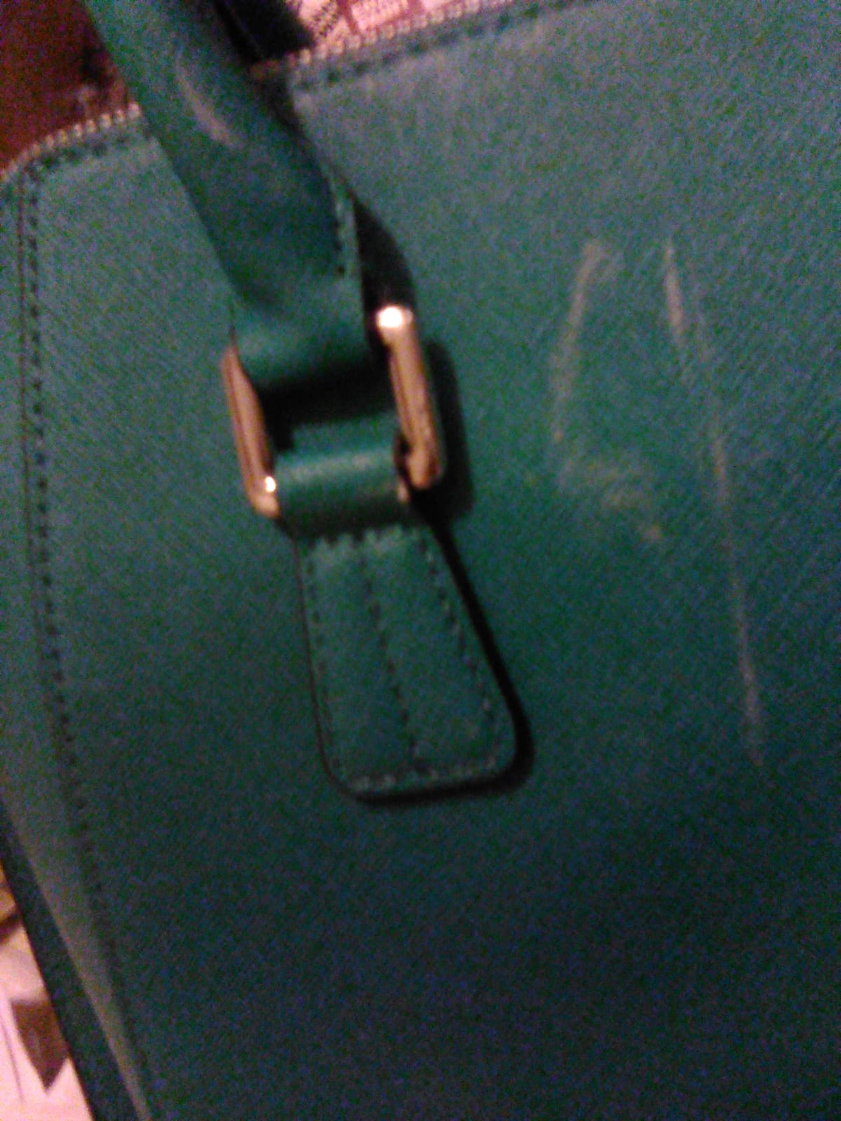 etchings on back of bag as well 