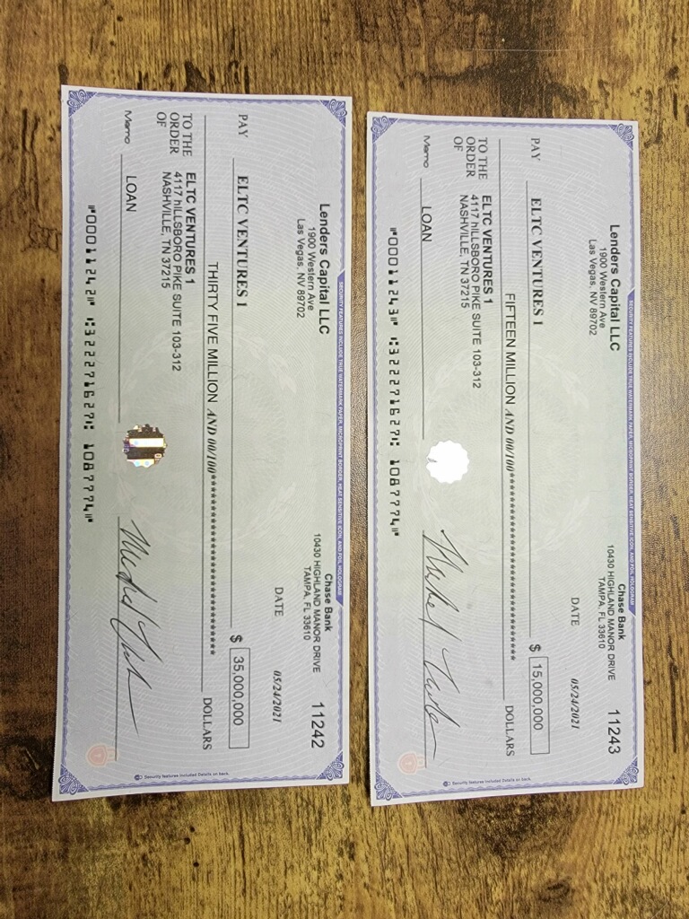 These checks are worthless per CHASE fraud dept.
