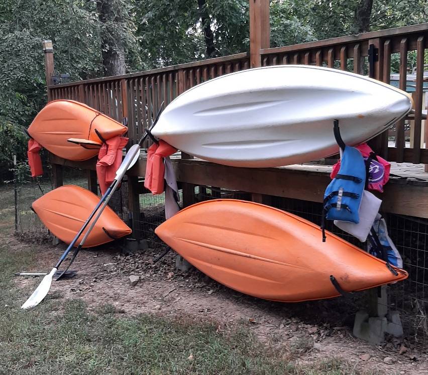 kayaks work with water deep enough 