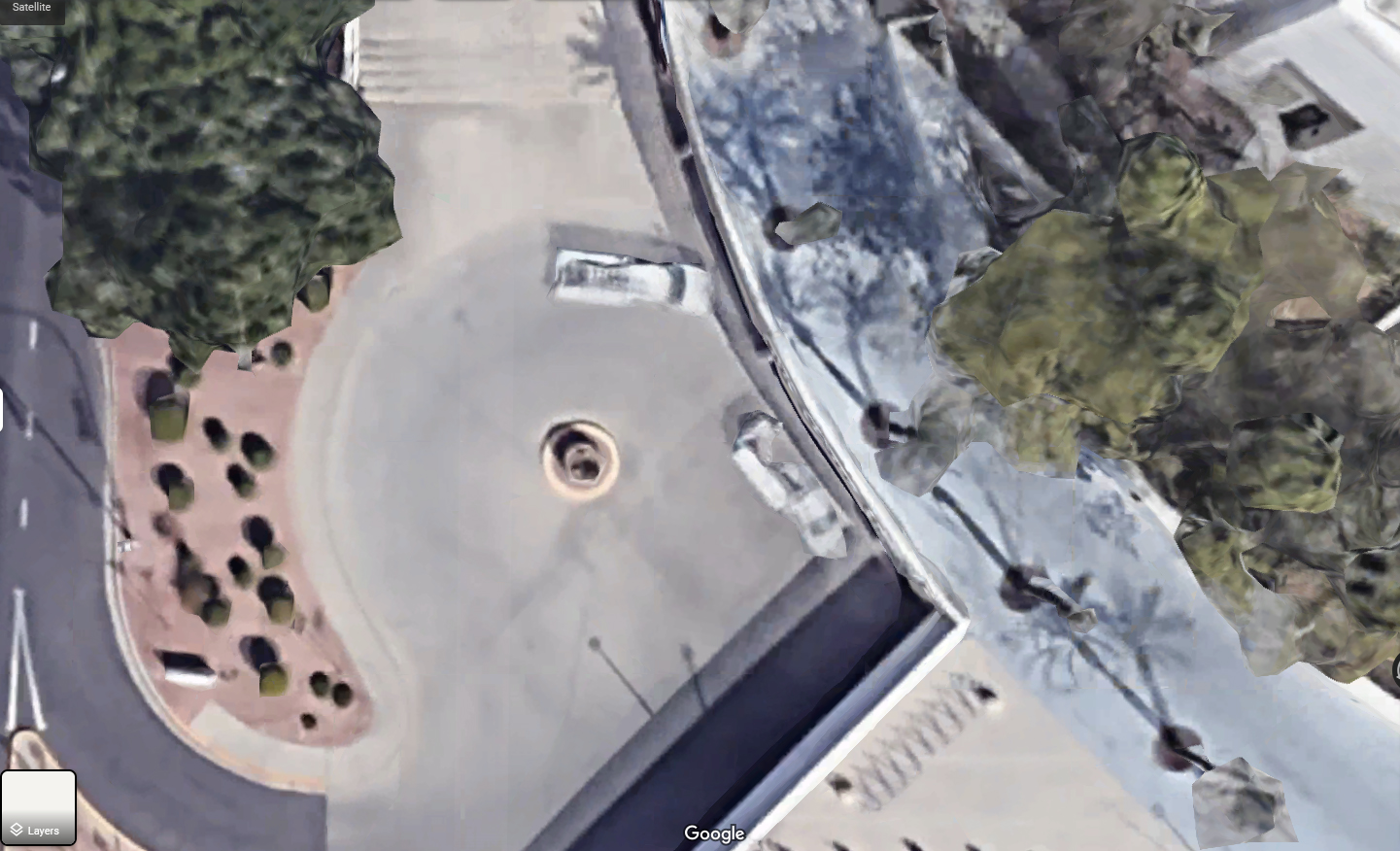 Scottsdale Library Satellite View
