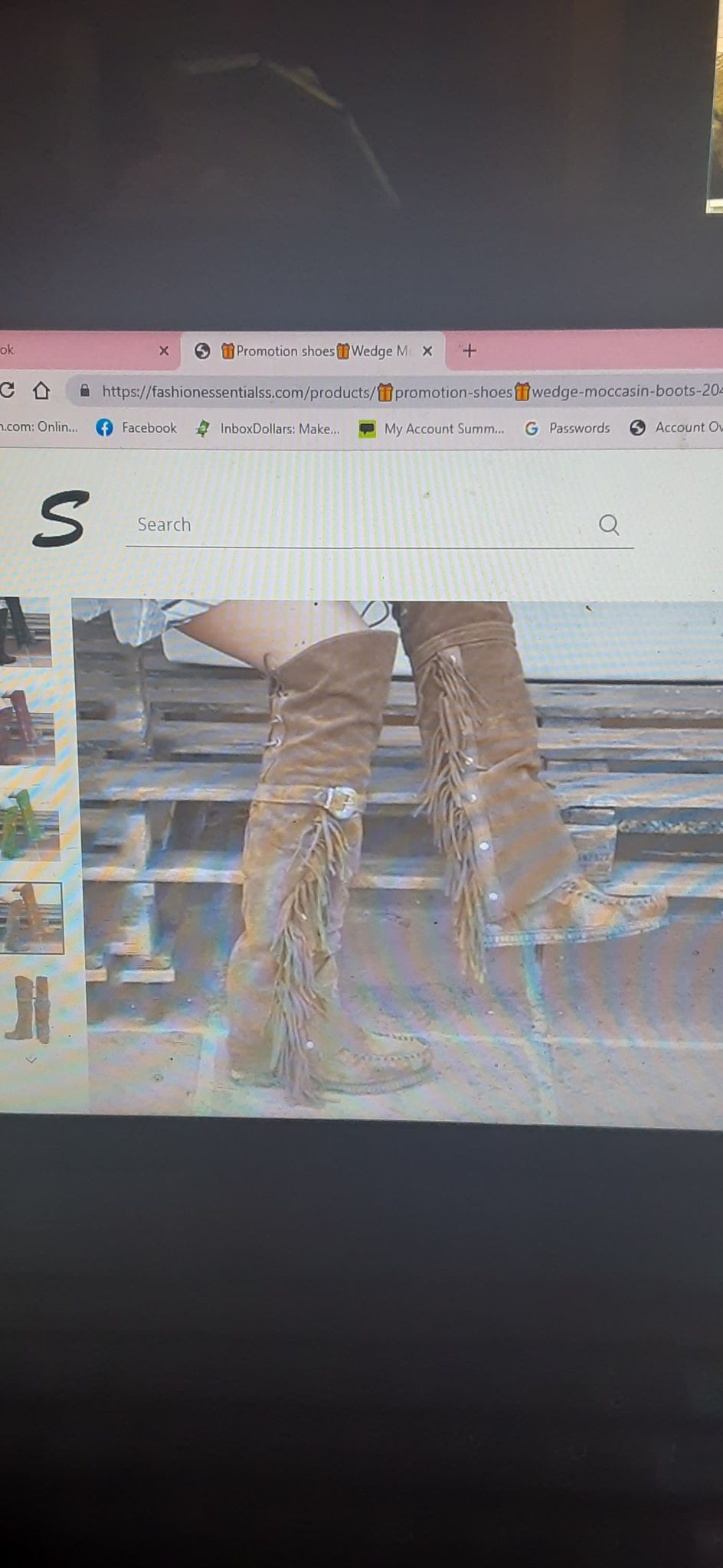 picture of the boots i ordered