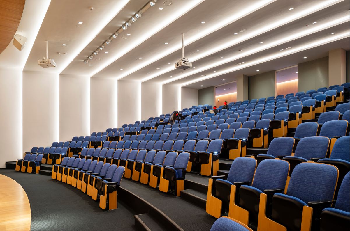 We built multiple lecture halls
