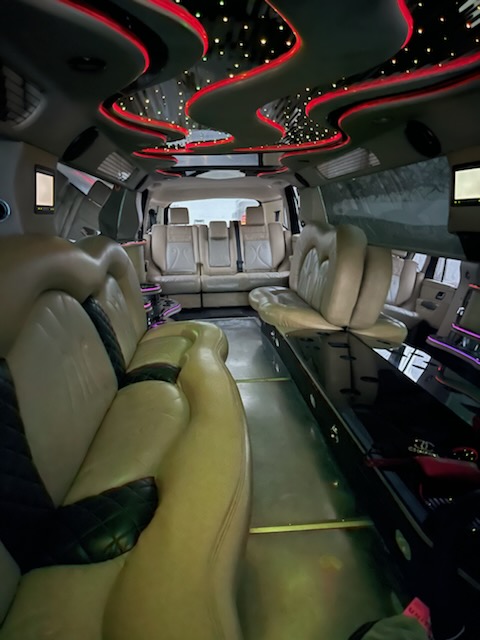 What they said the inside of the Limo looked like.