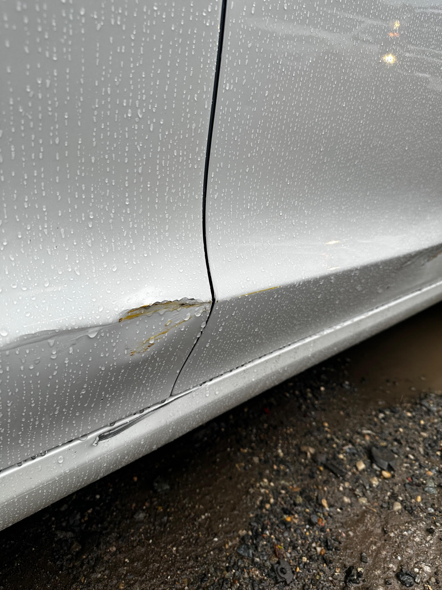 damage to car