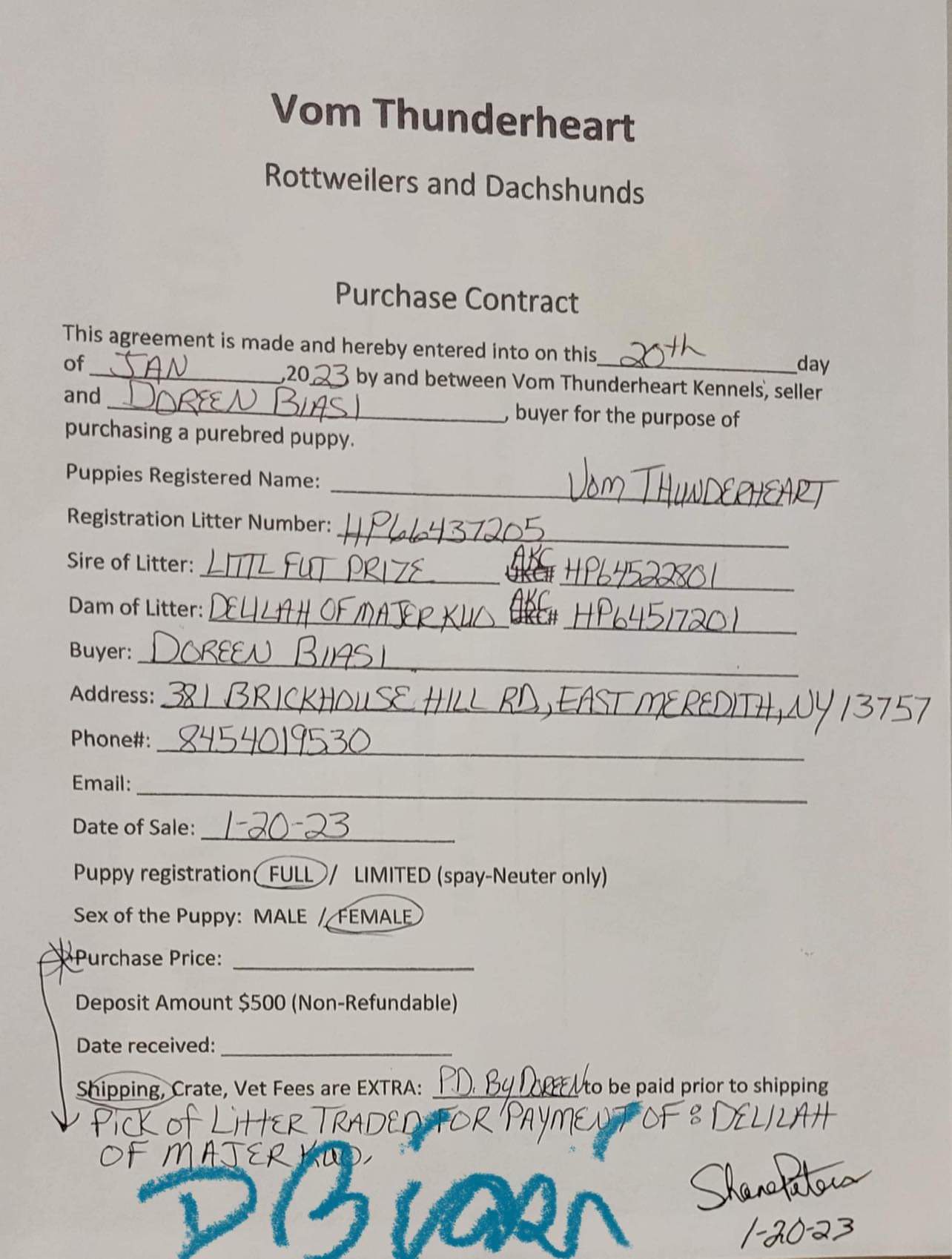 Contract for POL