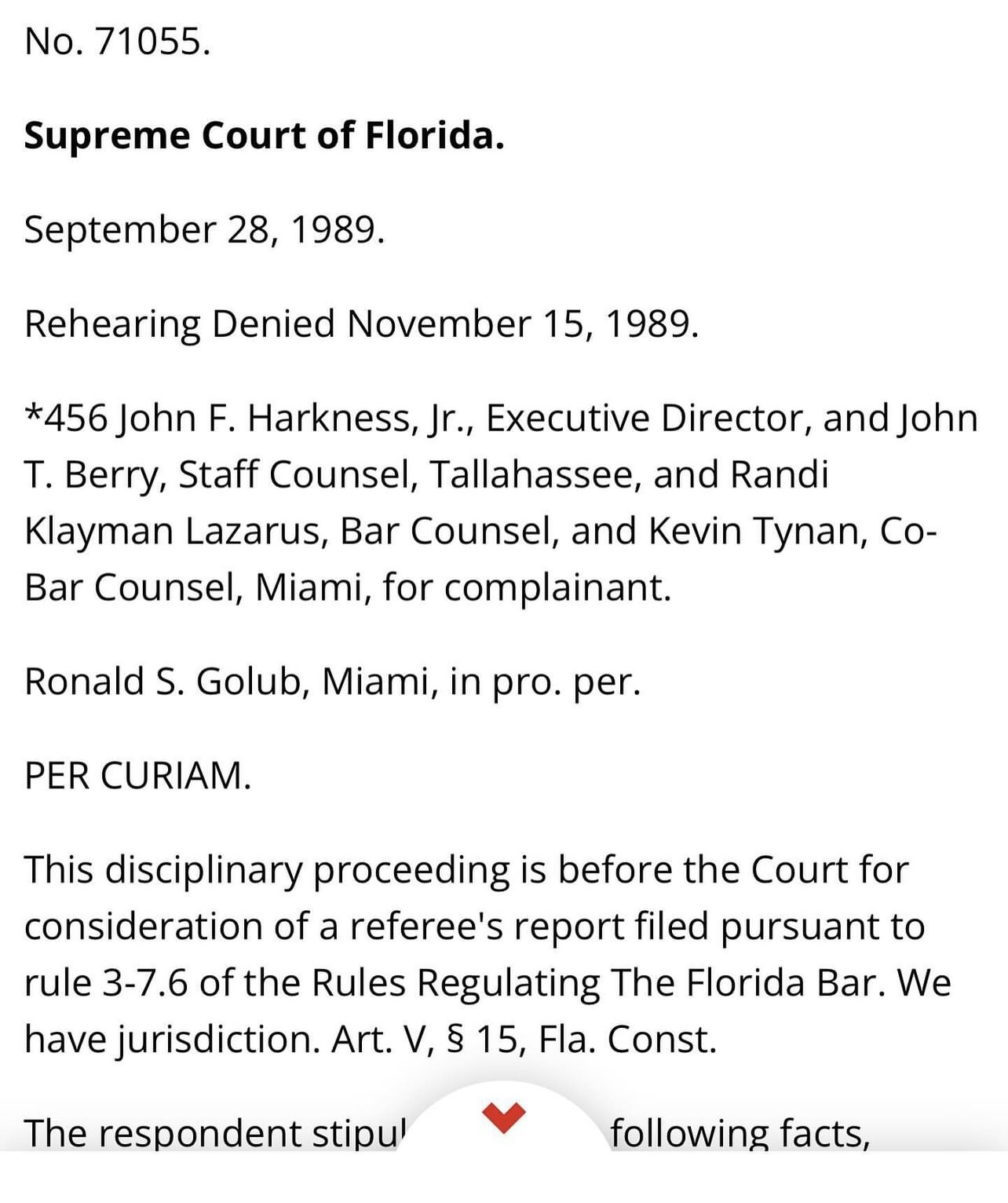 Kevin Tynan & Randi Lazarus' Case Bar Co-Counsels