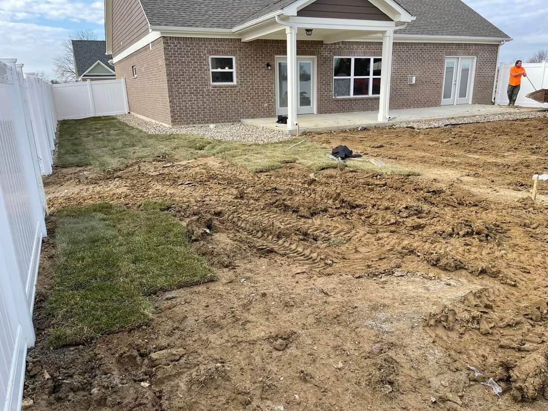 roughed up ground and did not smooth before sod
