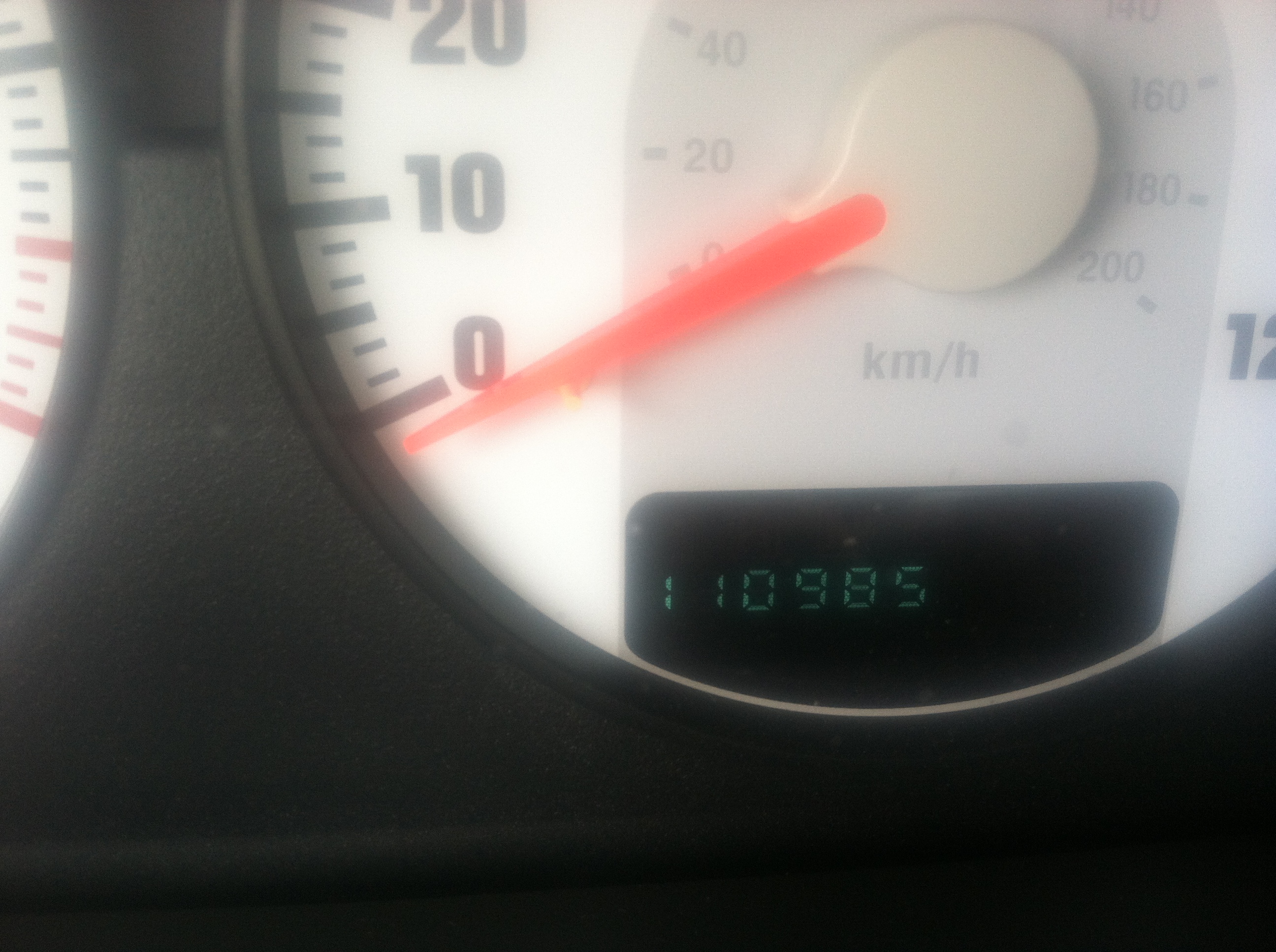My actual mileage, despite what my receipt actually says